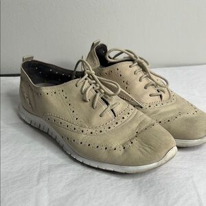 women’s Cole Hann Cream Casual Shoes